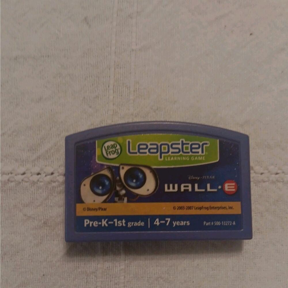 Leap Frog Leapster Learning Game Wall E Disney Ages 4-7 Kids Cartridge